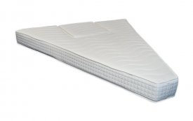 Matras met schuine hoeken